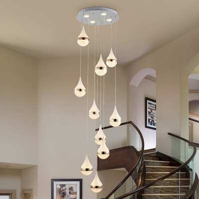 Inneneinrichtungs-Crystal Chandelier Lights For Lobby-Hallen-Treppen-Landhaus-Projekt