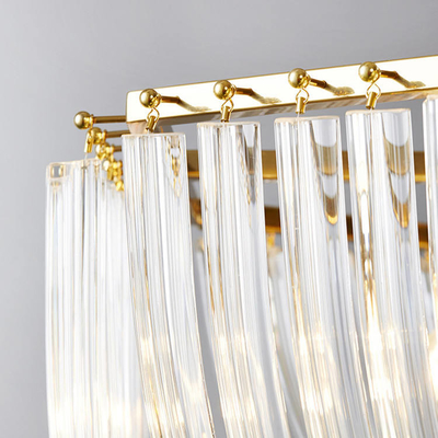 Klarglas-modernes geführtes hängendes Licht D50 X H38cm für Schlafzimmer