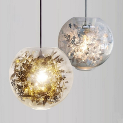 Ball-Blumen-Glas-hängende helle Wohnzimmer-Hochzeits-Dekorations-Lampe