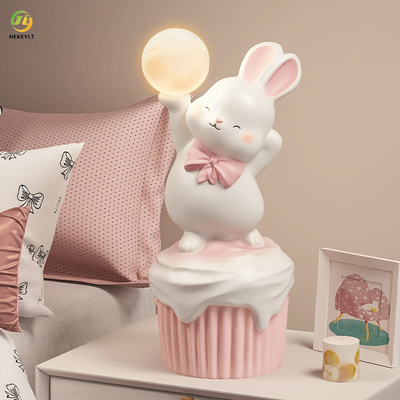 Nette Kaninchen-Tischlampe für Schlafzimmer-Wohnzimmer-Studien-Kinderzimmer