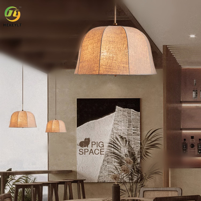 Weinlese-einzelnes dekoratives Gewebe-hängendes Licht für Esszimmer-Wohnzimmer-Schlafzimmer-Studien-Bar