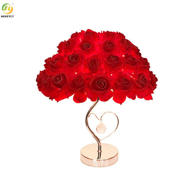 Schlafzimmer-Kopfende L33 X H42CM Rose Table Lamp For Wedding