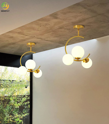 11.81inch moderne Linie Glas-hängende helle einfache Beleuchtung G9 für Schlafzimmer-Küche