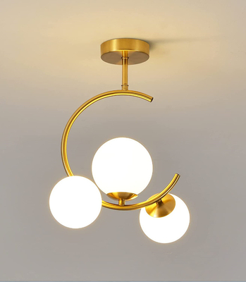 11.81inch moderne Linie Glas-hängende helle einfache Beleuchtung G9 für Schlafzimmer-Küche