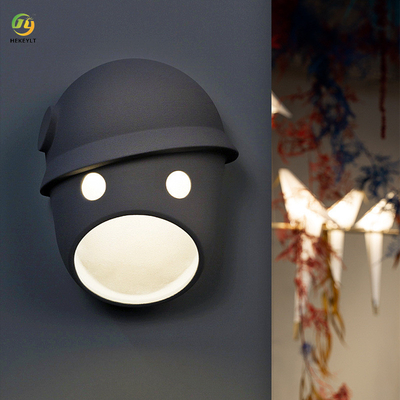 Nordische kreative Maskenwandlampe für Aufenthalts- in Gastfamilienwohnzimmer-Schlafzimmergang