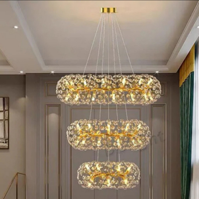Moderner heller Luxus-Crystal Chandelier Master Bedroom Dining-Raum-Löwenzahn-Leuchter-Wohnzimmer-Leuchter