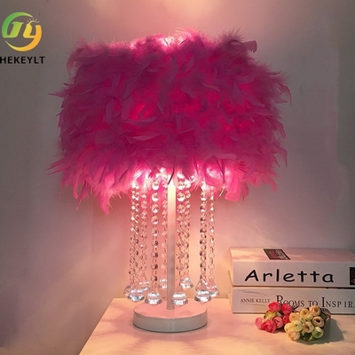 Romantische Kopfende-Tischlampe-multi farbige Fernsteuerungsfeder-Lampe