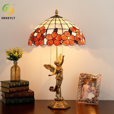 Reines kupfernes Shell Lamp Art Retro Garden-Schlafzimmer-Wohnzimmer-dekoratives Tabellen-Licht