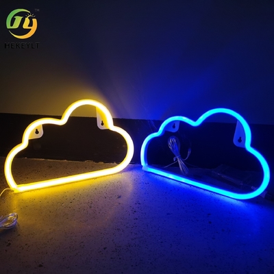 LED-Wolken-modellierende Neonlichter färben Licht-kreative Raum-hängende Wand-dekorative Lichter