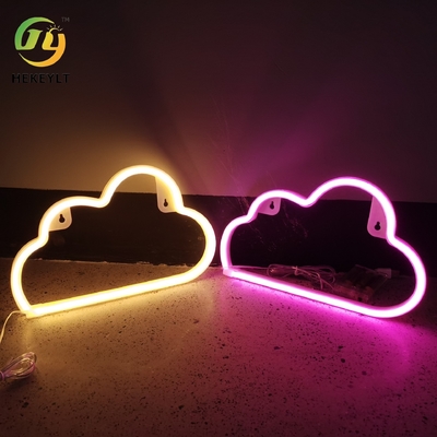 LED-Wolken-modellierende Neonlichter färben Licht-kreative Raum-hängende Wand-dekorative Lichter