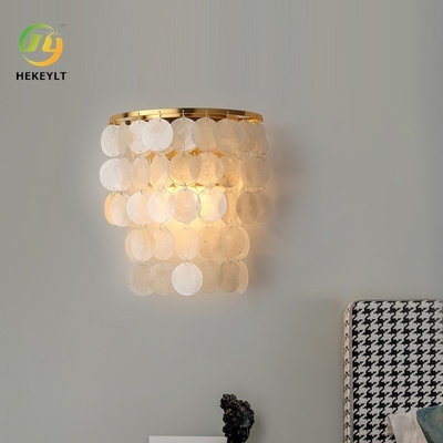 Nordische einfache Shell Wall Lamp Living Room-Schlafzimmer-Kopfende-Gang-Lampe