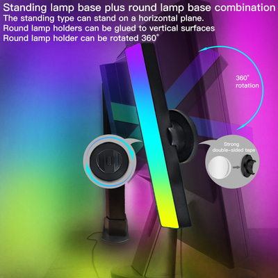Rgb-Computer-führte Tischplattenhintergrund-Licht Bluetooth-Musik-Sensor-Licht