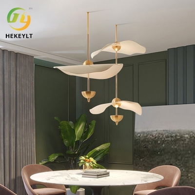 Moderne einfache nordische kreative Goldanhänger-Licht-Wohnzimmer-Treppen-Stange Lotus Lamp