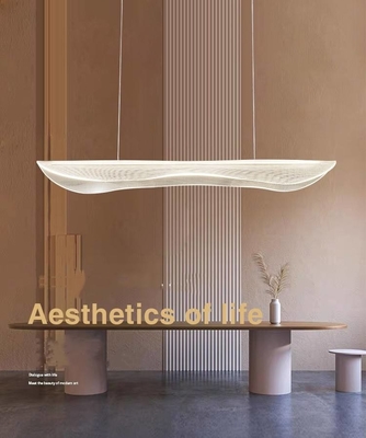Leuchter-kreativer Entwurf Art Hotel Office des Posten-moderner unbedeutender Wort-langer Streifen-LED