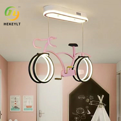 Kinderzimmer Fahrrad Kronleuchter Augenschutz Einfaches Schlafzimmer LED Persönlichkeit Zeichentrickfilm Fahrradlicht