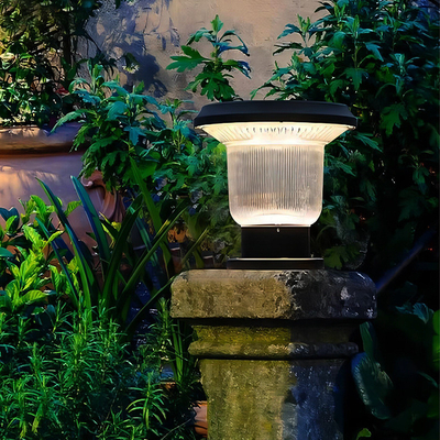 Solarwasserdichtes Zylinderkopf Haushalt Villa Wand Gartenlicht Gartenzaunlicht