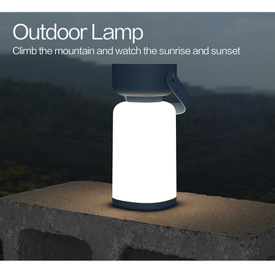 Einfache drahtlose Outdoor-Portable-LED-Touch-Umgebungslampe Camping-Haus Nachtlicht