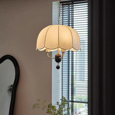 Französisch Vintage Stoff Anhänger Lampe Esszimmer Schlafzimmer Stoff Stil Tisch Bar Lampe