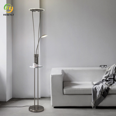 Postmoderne, moderne, minimalistische, Metall-LED-Lampe, Luxus, einstellbarer Doppelkopf-Lese-Bodenlampe