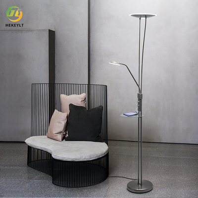Postmoderne, moderne, minimalistische, Metall-LED-Lampe, Luxus, einstellbarer Doppelkopf-Lese-Bodenlampe