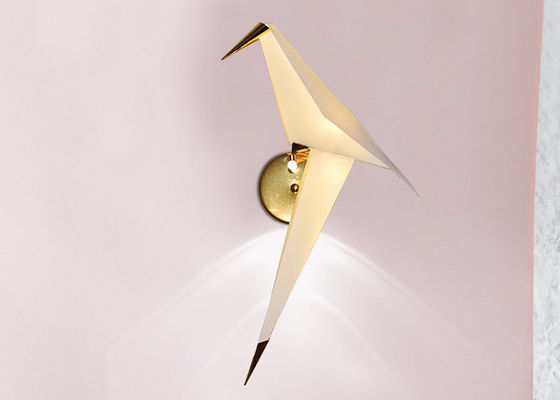 Goldener Vogel formen 280*270*670mm PVC-Eisen-Material-moderne Innenwandleuchten