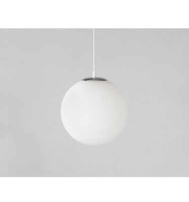 KUGEL-hängendes Licht Milt Whites 240V Glasdurchmesser-35/40/50cm
