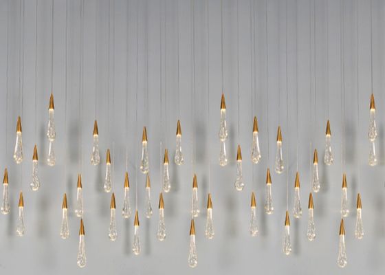 LED-Wasser-Tropfen moderner Crystal Drop Lamp für kreative Restaurantbar