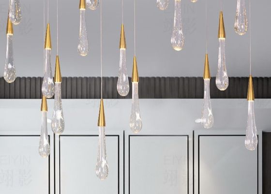 LED-Wasser-Tropfen moderner Crystal Drop Lamp für kreative Restaurantbar