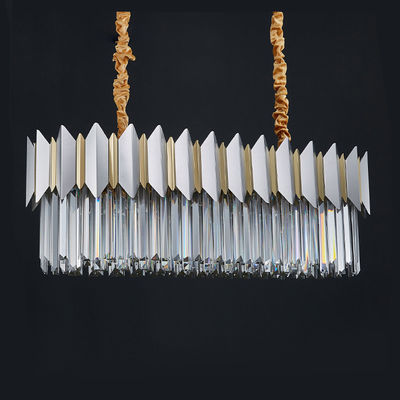 Luxusraum der längen-90cm Crystal Pendant Chandelier For Dining