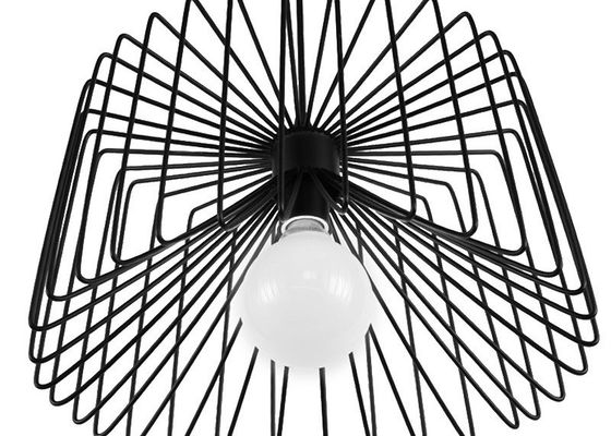Modernes hängendes Licht der Retro- Innenweinlese LED blub Eisenmetalllampenschirmlager-Art