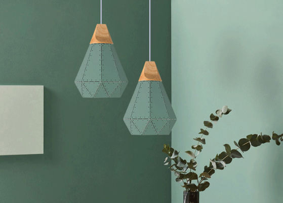 Europäisches hölzernes Eisen-moderne hängende helle Lampe für Esszimmer-Wohnzimmer-Hotel