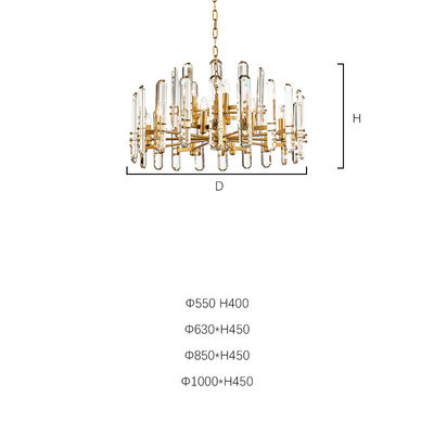 Moderne des freien Raumes K9 Decken-Leuchte der Crystal Bar Raindrop Chandelier Lighting-Erröten-Berg-Rechteck-Insel-LED