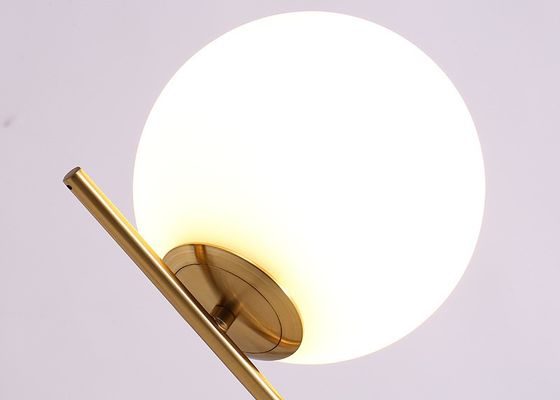 Glas-Nightstand Lampen 60W Max Ball Lampshape Dia 18cm für Schlafzimmer