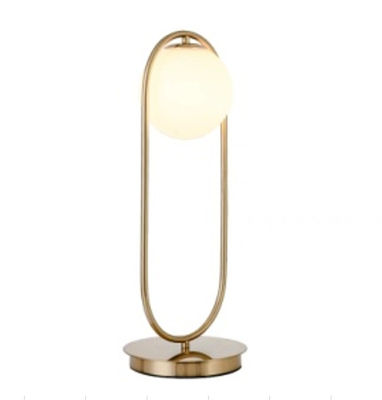 Gold-Nightstand-Lampe des Hotel-energiesparende Durchmesser-18.5cm der Höhen-50cm