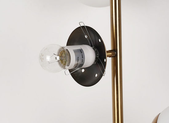 E27 Lichtquelle-Goldmoderne Nightstand-Lampen Durchmessers 65cm Höhen-37cm