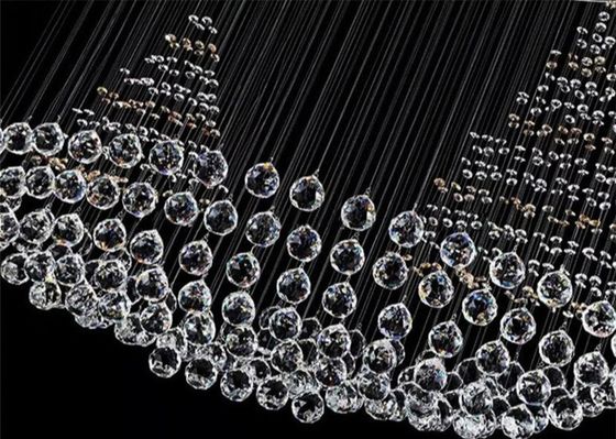 GU10 atmosphärisches ovales 1000*500*900mm Crystal Pendant Chandelier Lighting