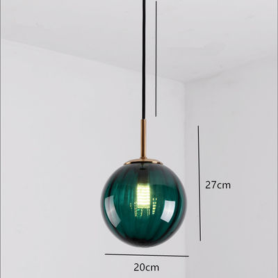 15CM bunter dekorativer Kinderraum-nordisches hängendes Glaslicht