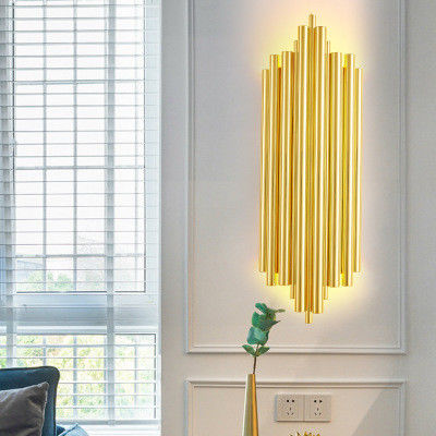 W27*H40cm-Goldnordische PostModern Luxuswand-Lampe für Schlafzimmer