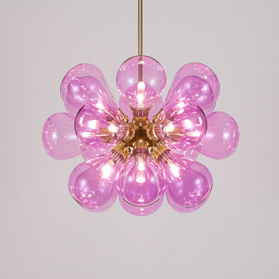 Purpurrote dekorative Küchen-moderne hängende Lichter des Kupfer-G9