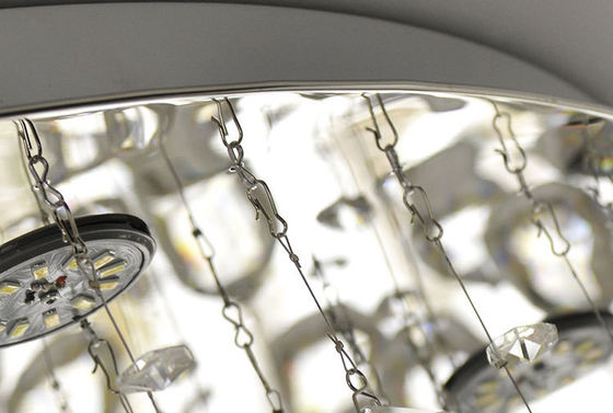 Moderne fantastische Runde klarer Crystal Led Ceiling Light Gu 10 Innen