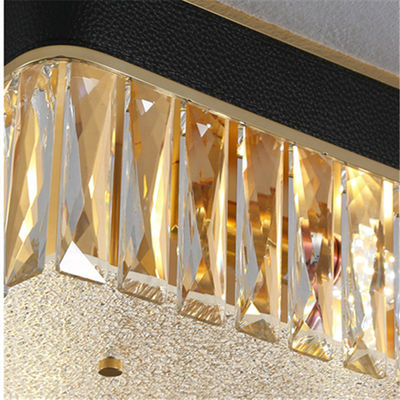 Wohn-E14 goldene Deckenleuchte des Rechteck-LED geräuschlos.