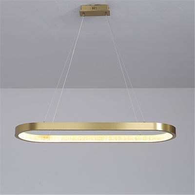 LED Aluminum+Acrylic, die goldener Sand modernes einfaches hängendes Licht hängt