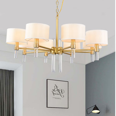 E14 Lichtquelle-Weißgold-modernes hängendes Licht für Schlafzimmer