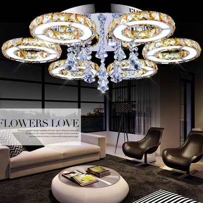 Moderner Deckenleuchte-Goldfreier raum Crystal Chandeliers des Hotel-LED