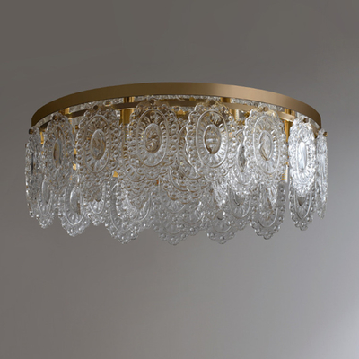 Hängende nordische Crystal Led Ceiling Light Contemporary-Luxusart