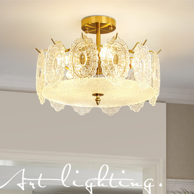 Eleganter Luxusmoderner Crystal Led Ceiling Light Indoor-Restaurant-Hauptdekor