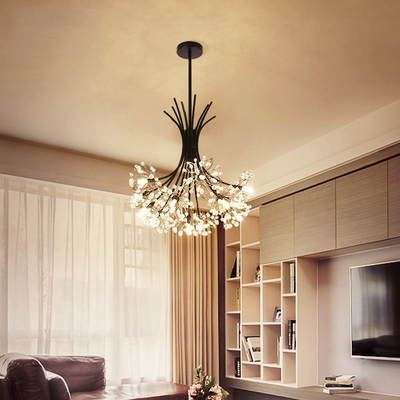Moderne Crystal Pendant Light Living Room-Dekoration