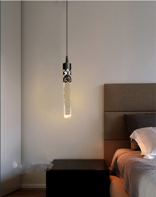 LebenEsszimmer Crystal Cube Pendant Light Luxury dekorativ
