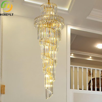 Hohes Crystal Pendant Light For Hallway-Luxustreppenhaus Hall 265V