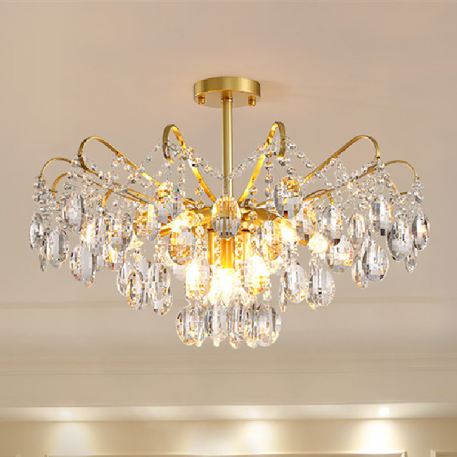 Crystal Modern Pendant Light Nordic-Haus-Schlafzimmer dekoratives E14
